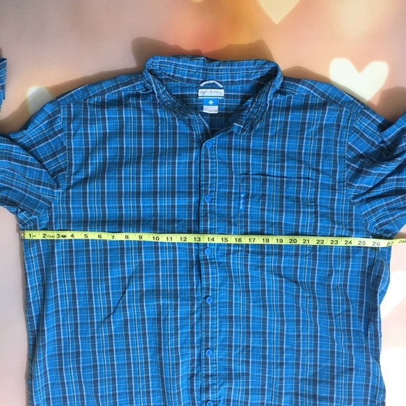 Columbia | Blue Plaid Button Down Shirt - Picture 8 of 9